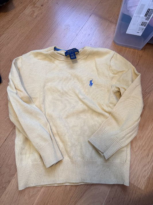 gul polo ralph lauren peysa