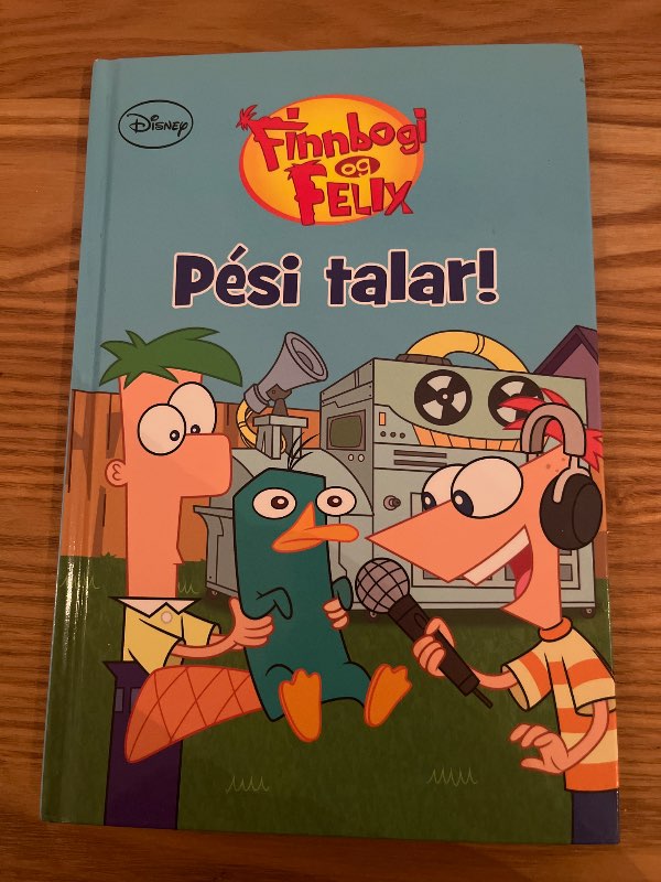 Disney bók Finnbogi & Felix Pési talar