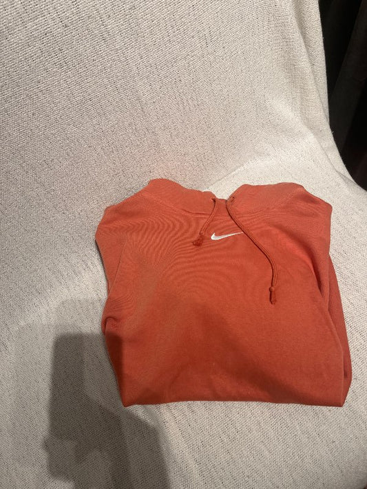 Bleik hettu peysa nike