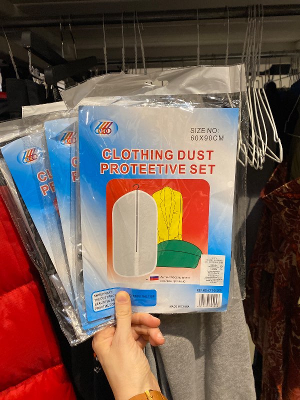 Clothing dust protective set