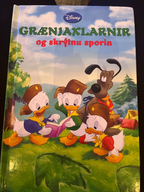 Disney bók Grænjaxlarnir og skrítnu sporin