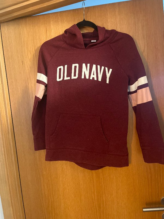 G Rauð hettupeysa OLD NAVY