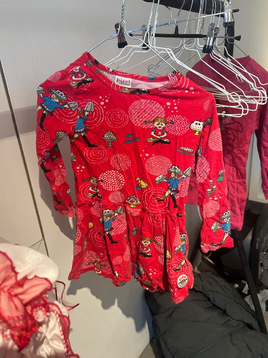 Lína langsokk kjóll