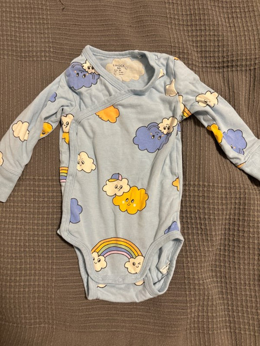 Baby bodysuit lindex clouds