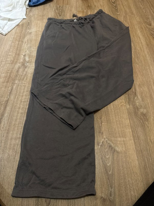 Gráar jogging buxur