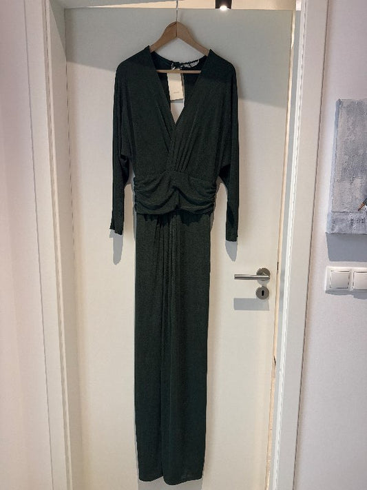 Grænn síður kjóll