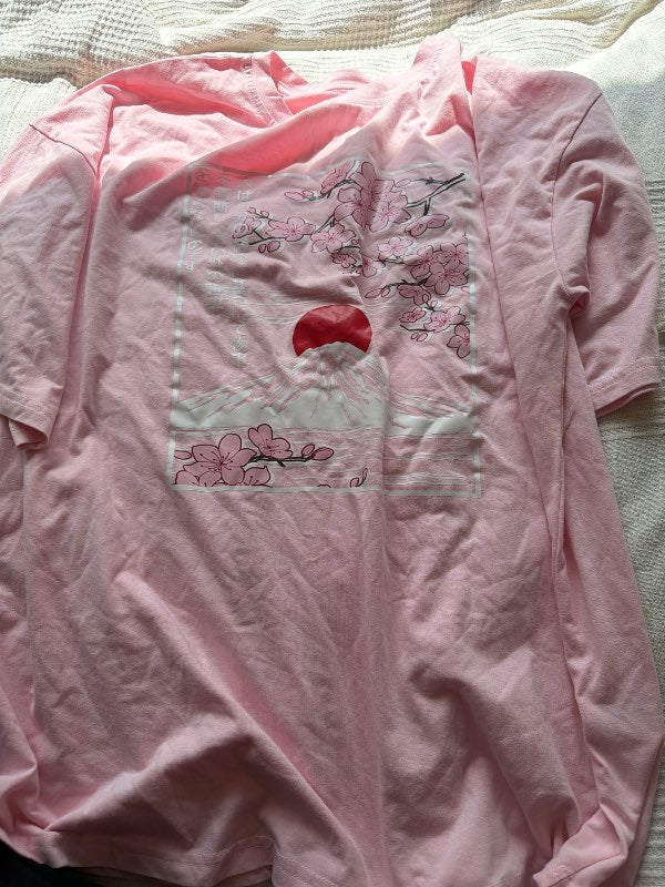 Japan pink T-shirt