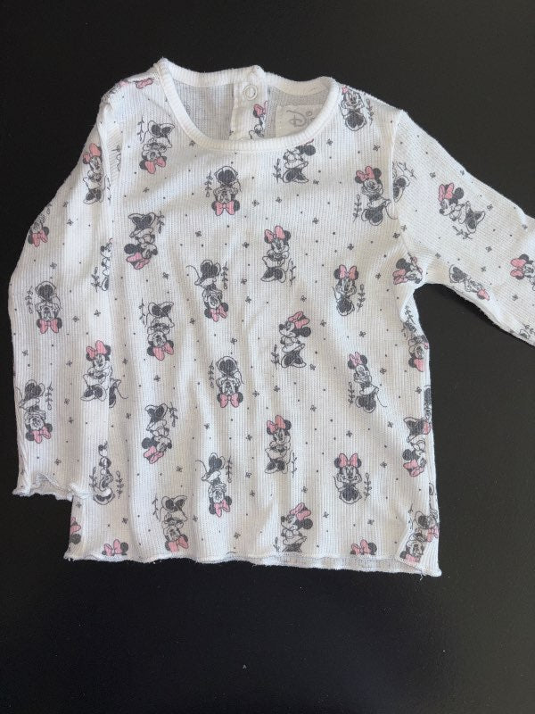 Langermabolur, hvítur Minnie