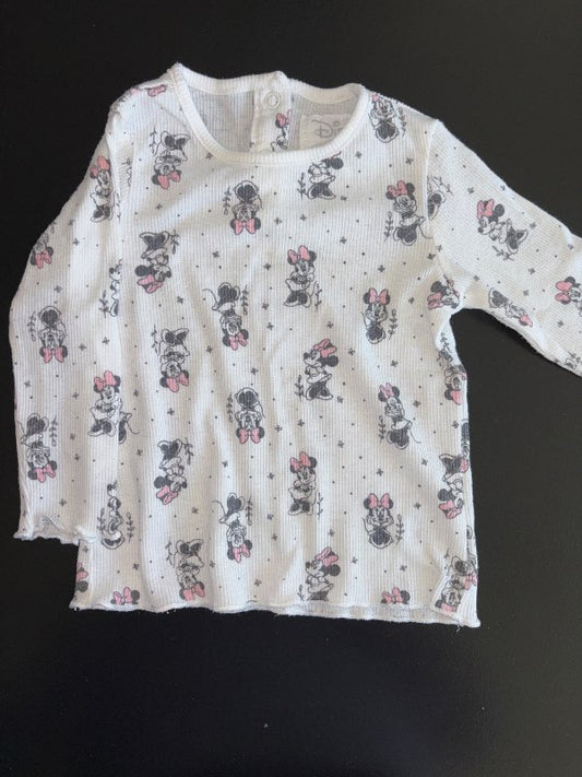 Langermabolur, hvítur Minnie