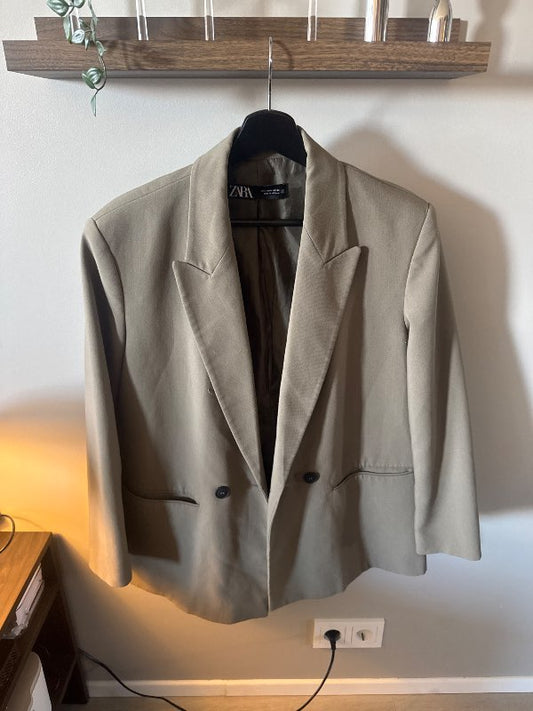 Zara grænn blazer