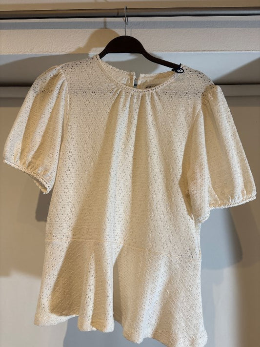 Hvít Lindex blússa   Uk