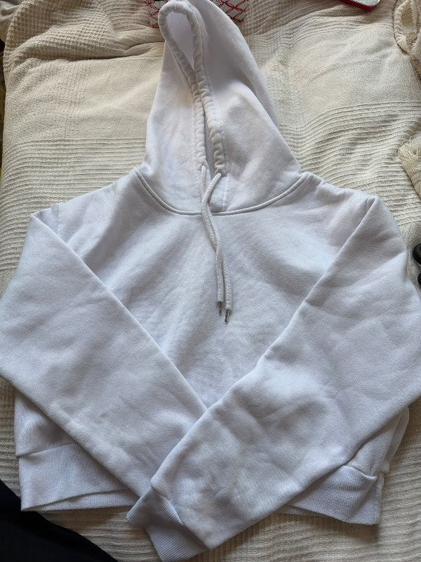 White hoodie
