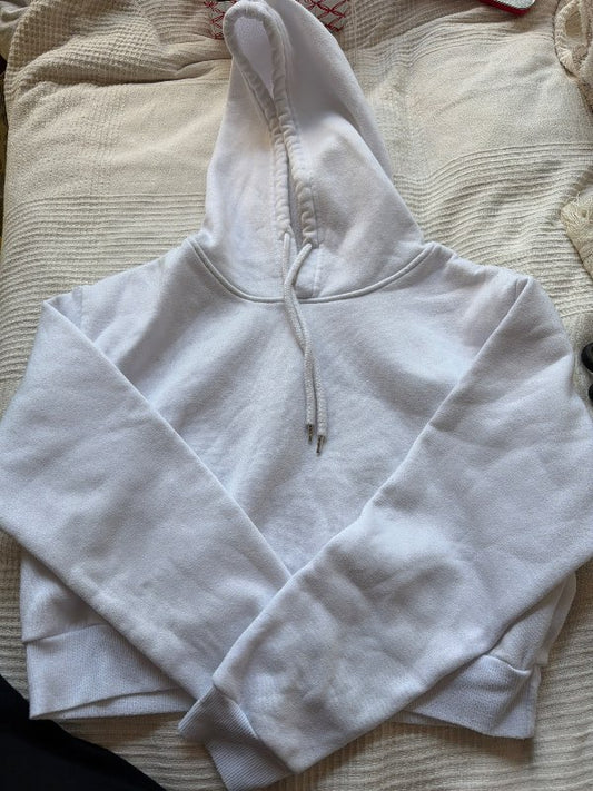 White hoodie