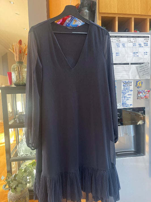 Dökkblár kjóll Moijhoto