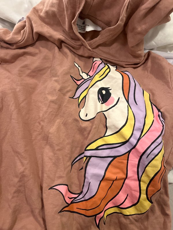 Unicorn peysa brun hm