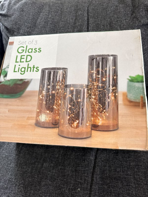 Glass léð lights