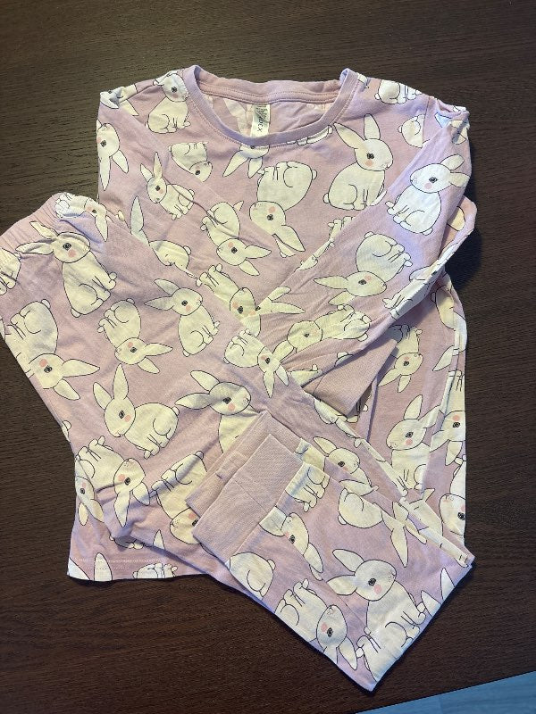 Lindex kanínu fjólublá náttföt