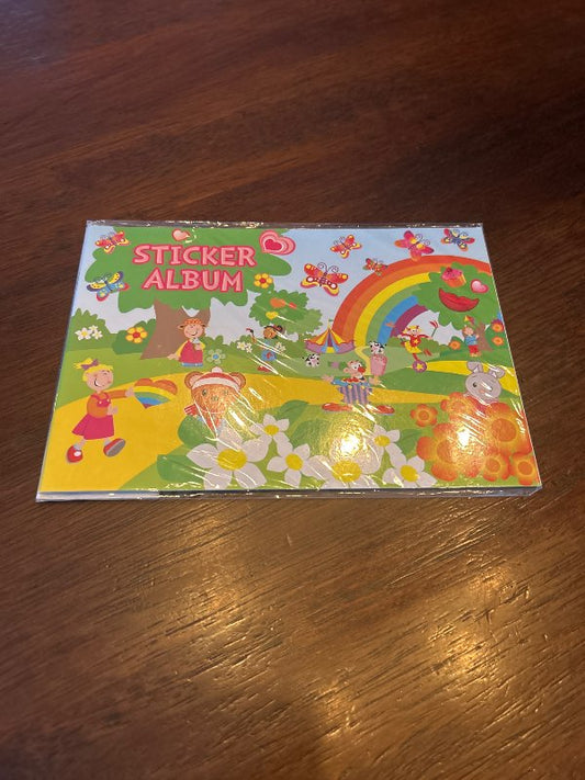 Límmiðabók litríkt