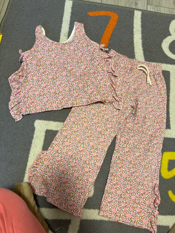 Zara set flower pink