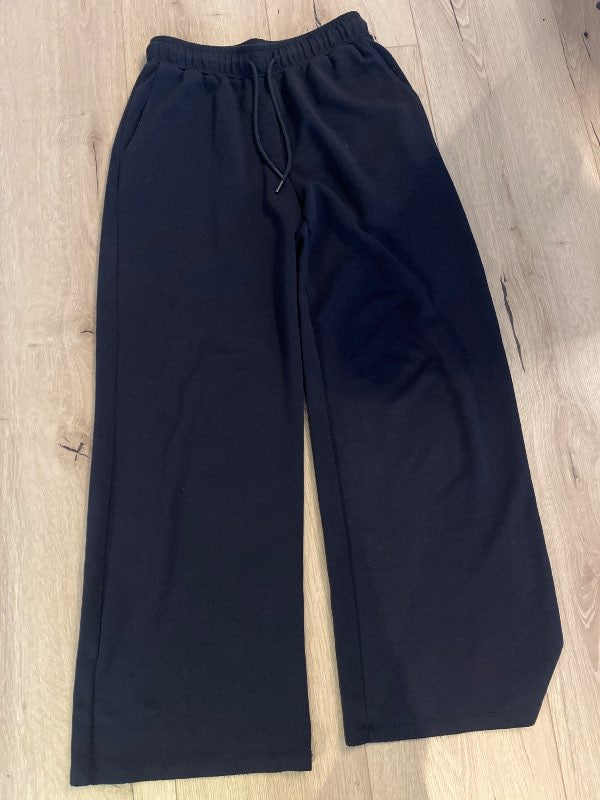 Pull&Bear svartar joggingbuxur