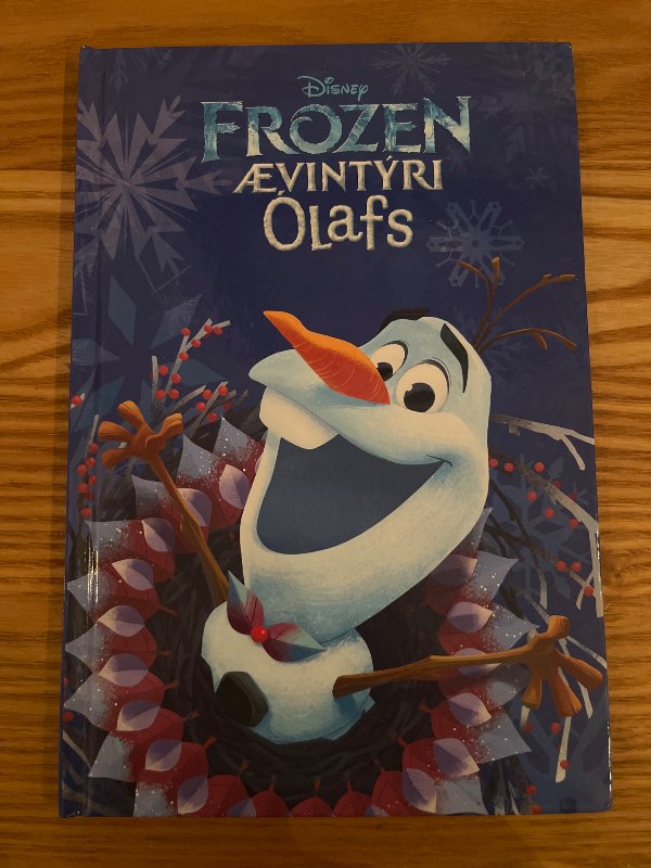 Disney bók Frozen ævintýri Ólafs
