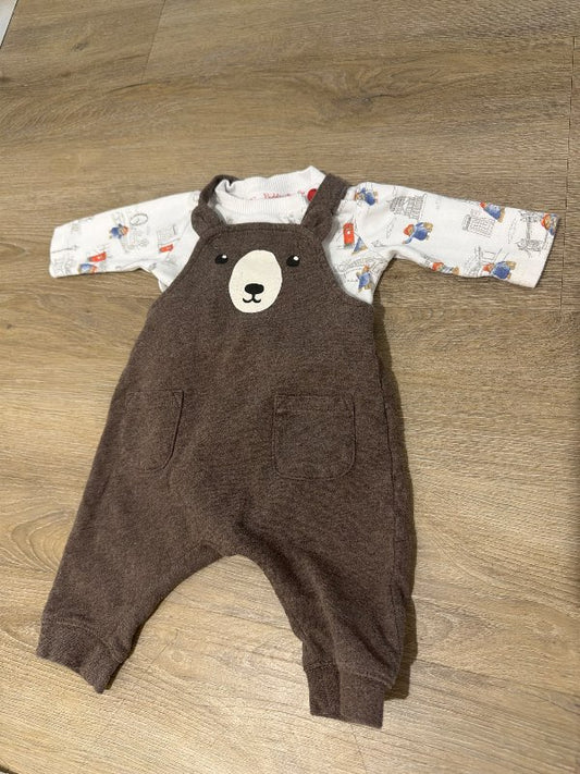 Lindex og Paddington Bear ungbarnasett  A