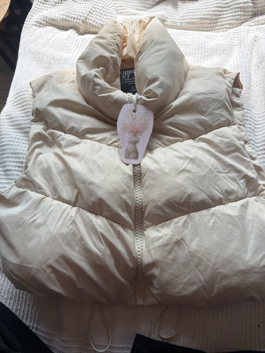 Beige vest STRADIVARIUS
