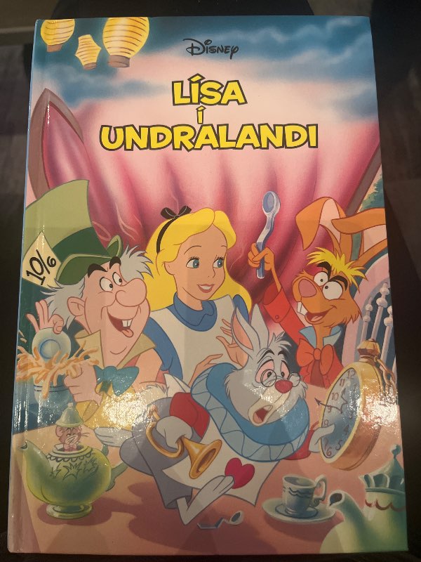 Disney bók Lísa í Undralandi