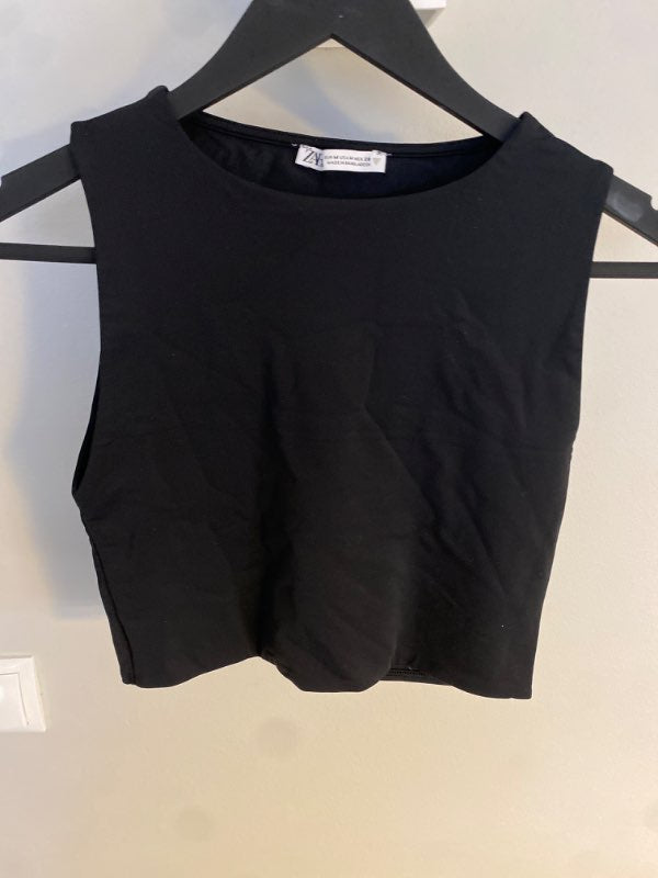 Svartur Zara CropTop