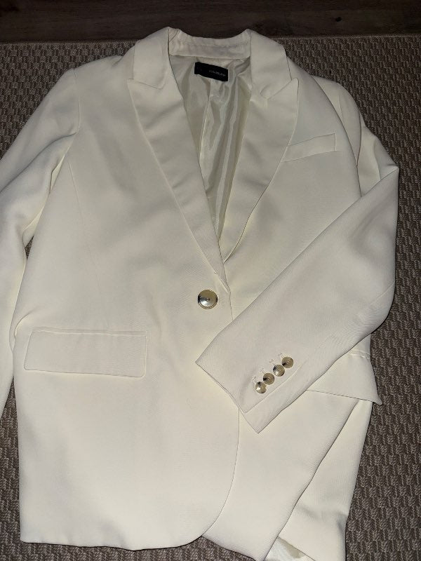 Hvítur blazer