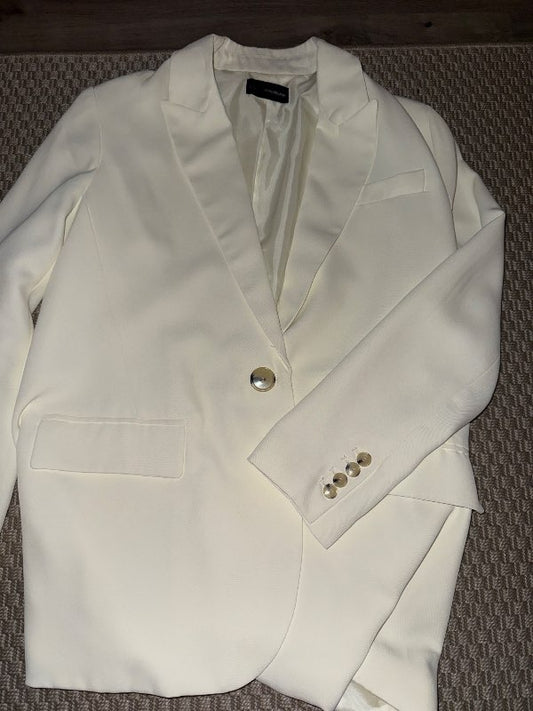 Hvítur blazer