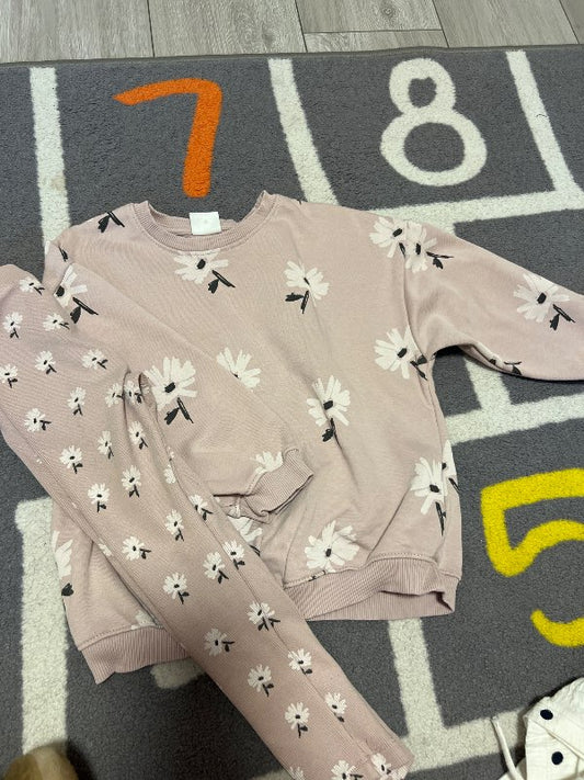 Zara sett beige flower