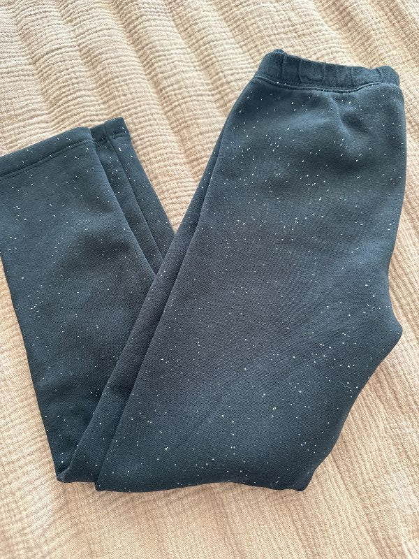 Flísfóðraðar leggings með glimmer
