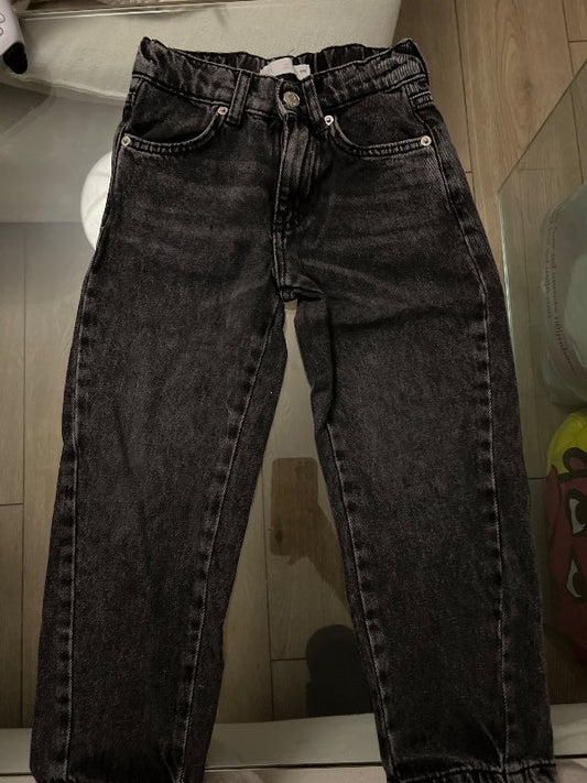 Zara dökk gráar gallabuxur