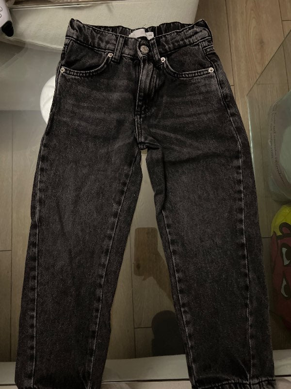 Zara dökk gráar gallabuxur