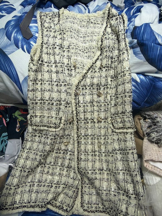 B&W Tweed dress