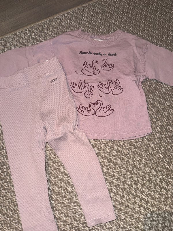 Fjólublátt sett Zara