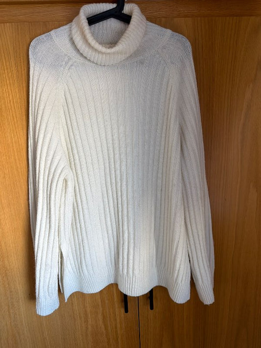 H&M hvít oversized