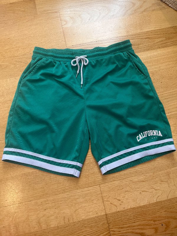 California grænar stuttbuxur