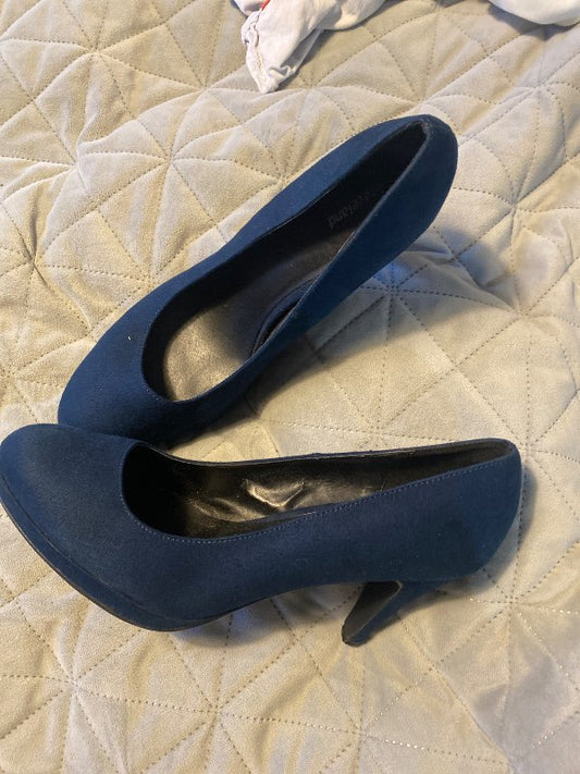 navy blue high heels S.42