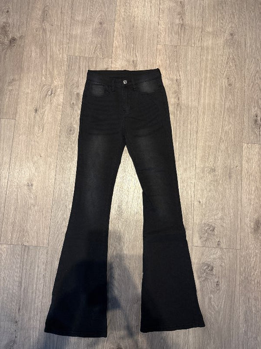 Svartar gallabuxur G