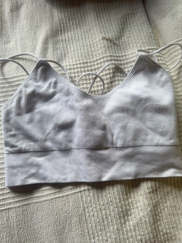 White gym top