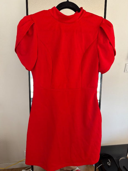 Red dress