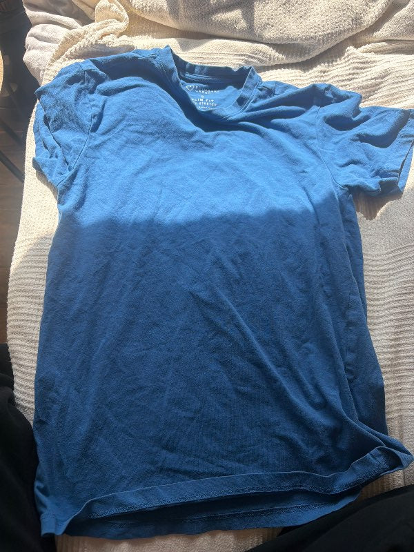 Blue T-shirt cotton