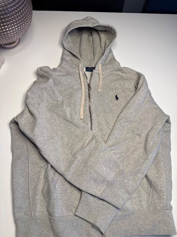 Ralph Lauren rend hettupeysa grá