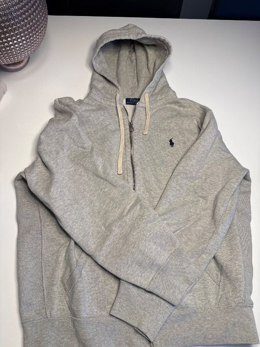 Ralph Lauren rend hettupeysa grá