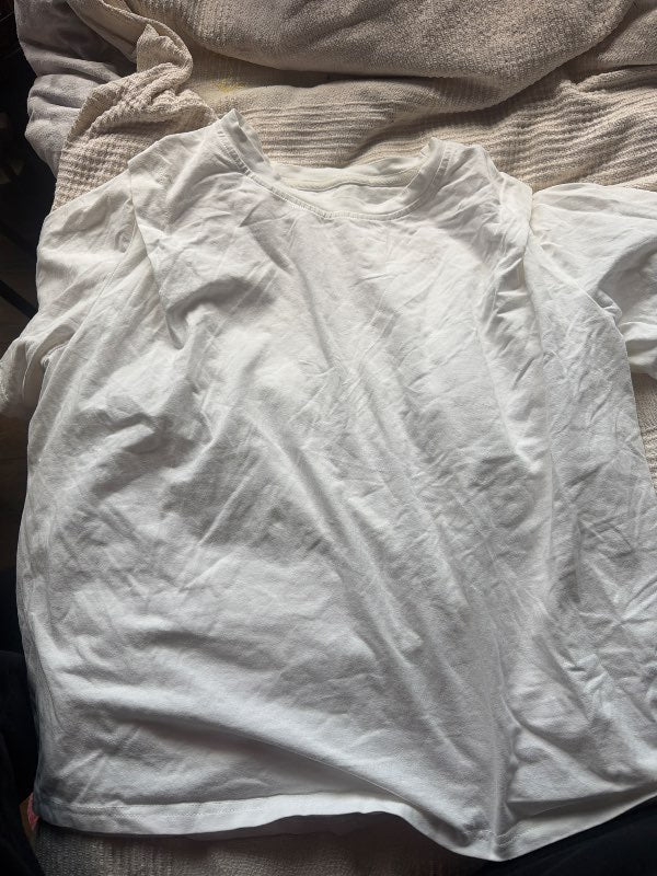 White T-shirt cotton
