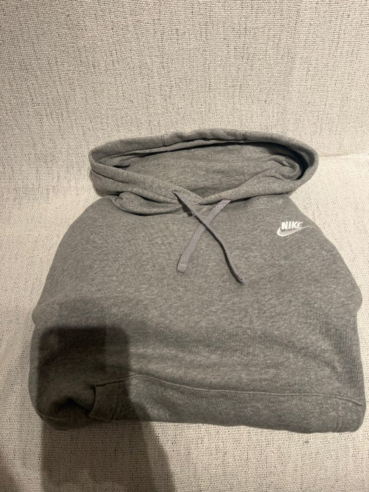 Nike grá hettu peysa