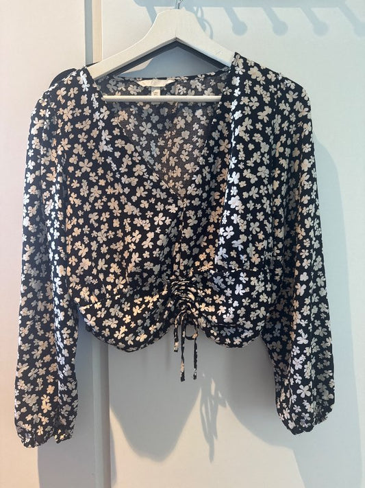 H&M daisy blouse