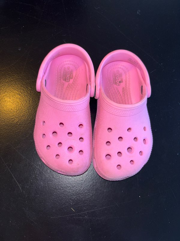 Skór, crocks bleikir
